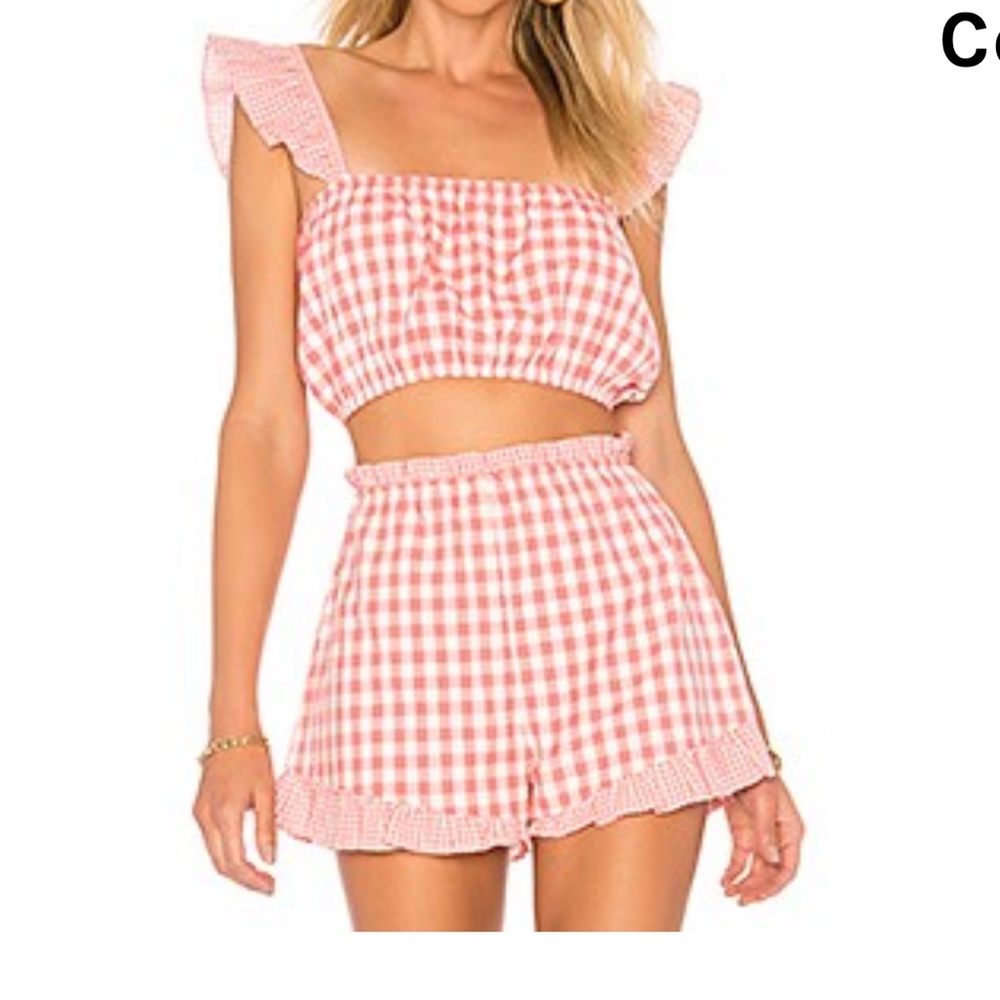 Lovers and friends gingham set. Comes together as the set